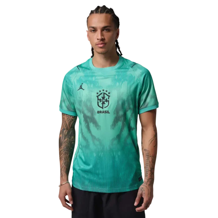 Camisa do Brasil Goleiro 26/27 Torcedor Masculina Nike Jordan